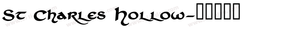 St Charles Hollow字体转换
